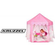 Kruzzel Detský palácový stan Kruzzel N6104 - ružový
