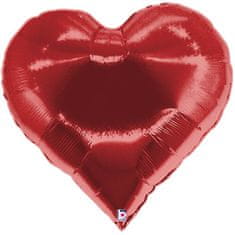 Grabo Fóliový balón supershape Casino Srdce červený 76cm