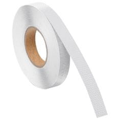 Vidaxl Reflexná páska biela 2,5 cmx50 m PVC