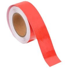 Vidaxl Reflexná páska červená 5 cmx20 m PVC