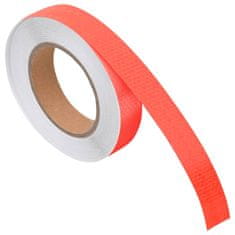 Vidaxl Reflexná páska červená 2,5 cmx20 m PVC