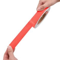 Vidaxl Reflexná páska červená 2,5 cmx20 m PVC