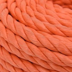 Vidaxl Pracovné lano oranžové 12 mm 50 m polypropylén