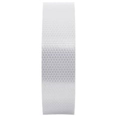 Vidaxl Reflexná páska biela 5 cmx50 m PVC