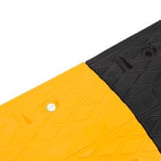 Vidaxl Spomaľovač žlto-čierny 420x32,5x4 cm guma