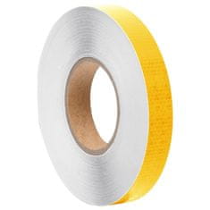 Vidaxl Reflexná páska žltá 2,5 cmx50 m PVC