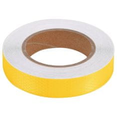 Vidaxl Reflexná páska žltá 2,5 cmx20 m PVC