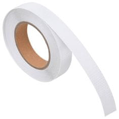 Vidaxl Reflexná páska biela 2,5 cmx20 m PVC