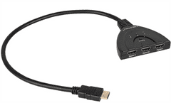 Cabletech Prepínač 3x HDMI-1x HDMI CABLETECH ZLA0310