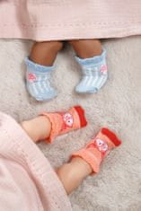 Baby Annabell Ponožky (2 páry), 43 cm - modré, oranžové