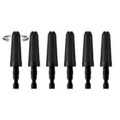 Harrows Násadky Carbon 360 - spare tops - Pack 6 - black