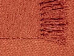 Beliani Bavlnená deka 125 x 150 cm červená YARSA