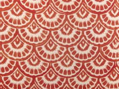 Beliani Bavlnený vankúš 45 x 45 cm červený RHUS