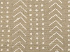 Beliani Bavlnený vankúš s geometrickým vzorom 45 x 45 cm šedohnedá SENECIO