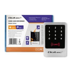 Qoltec Kombinovaný zámok MIMAS s čítačkou RFID | kód | karta | krúžok na kľúče | IP68 | EM