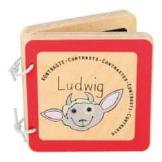 Small foot Drevená knižka Ludwig