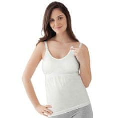 Medela Tank Top Bravado Tričko pre tehotné a dojčiace ženy, veľkosť L,, biele