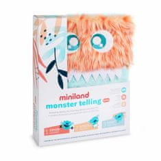 Miniland Baby Monster Telling, Vzdelávacia knižka - denné aktivity, 12m - 3roky