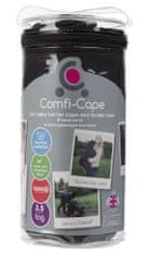 CuddleCo Comfi-Cape, Fusak do kočíka/autosedačky/nosič 3v1, 25x12cm, čierny/šedý
