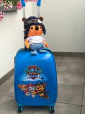 Nickelodeon Detský kufrík na kolieskach veľký, Paw Patrol, modrý, 3r+