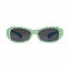 Slnečné okuliare MY/21, bielo - zelené, od 12m+