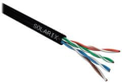 Solarix instalační kábel CAT5E UTP PE Fca 100m/box