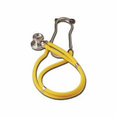 Gima JOTARAP 5v1, Stetoskop pre internú medicínu, dvojhlavový, dvojhadičkový, žltý