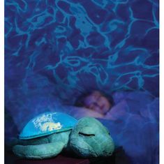 Cloud bTranquil Turtle- Nočné svetielko- Korytnačka, svetlo modrá, 0m+
