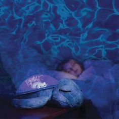 Cloud bTranquil Turtle- Nočné svetielko - Korytnačka, tmavo modré, 0m+