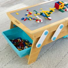 KidKraft Stavebný stôl s krabicami a súpravou