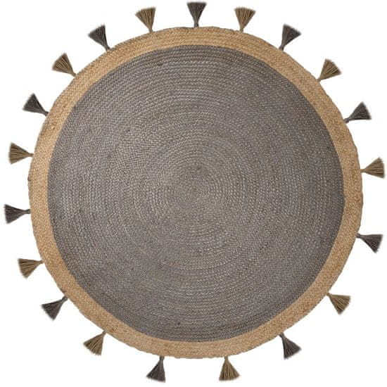 Flair Kusový koberec Lunara Grey kruh – na von aj na doma