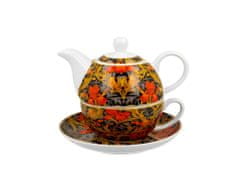 Duo Porcelánový džbán so šálkou William Morris - Orange Irises 350/310ml