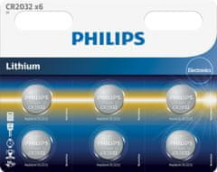Philips batéria CR2032P6/01B - 6ks