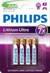 Philips batéria AAA Ultra lítium - 4ks