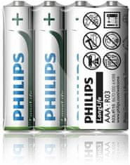 Philips batéria AAA LongLife zinkochloridová - 4ks