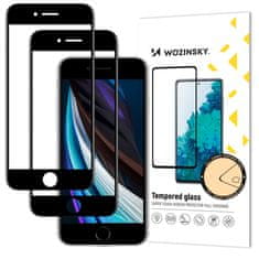 WOZINSKY 2x Wozinsky ochranné tvrdené sklo pre Apple iPhone 6/iPhone 7/iPhone 8/iPhone SE 2020/iPhone 6s - Čierna KP11262