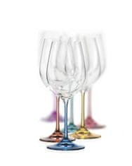 Bohemia Crystal poháre na biele víno Spectrum 350 ml (set po 6 ks)