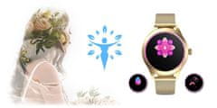 Gino Rossi Dámske Smartwatch Inteligentné hodinky SW014G-4 Gold