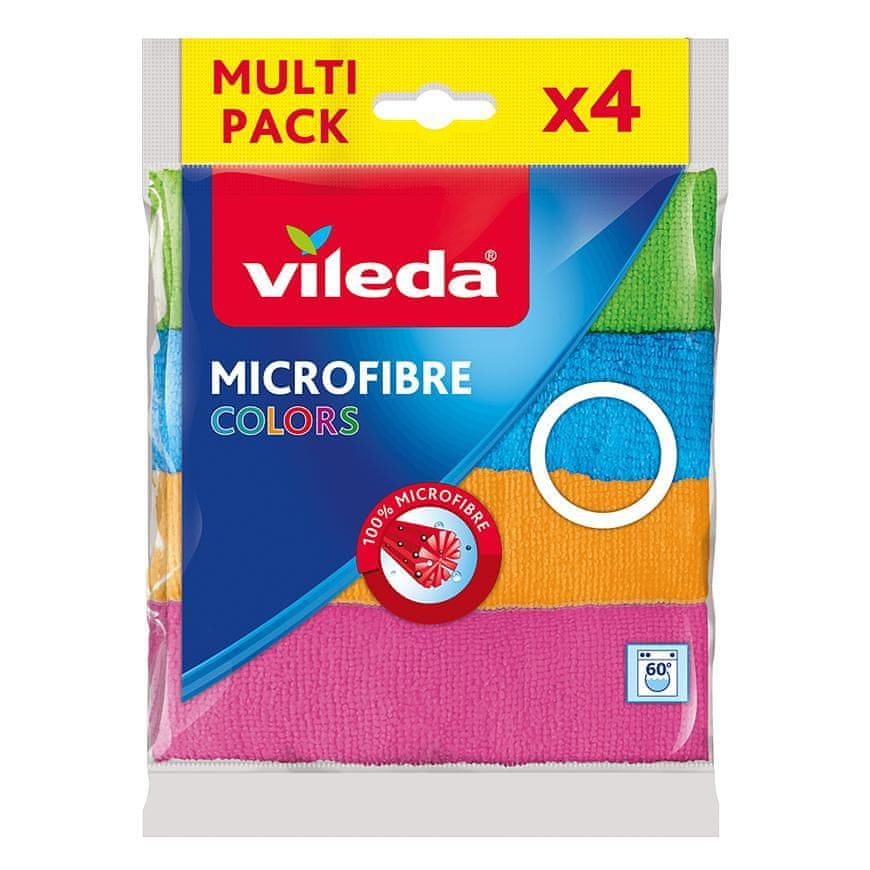 WEBHIDDENBRAND Handrička Vileda Microfibre Colors, mikrovlákna, bal. 4 ks