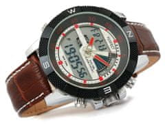 PERFECT WATCHES Pánske hodinky Gunner LCD Dual Time A857-2