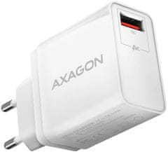 AXAGON ACU-QC19, QUICK nabíječka do sítě, 1x port QC3.0/AFC/FCP/SMART, 19W, biela