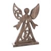 Vyrezávaný anjel z mangového dreva 30 x 7,5 x 47 cm X09784