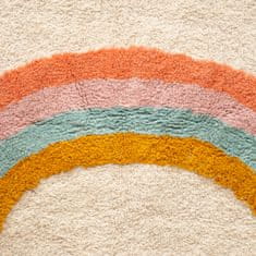 Atmosphera Detský koberec dúha krémový 150 x 100 cm