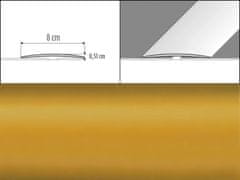 Effector Prechodové lišty A71 - SAMOLEPIACE šírka 8 x výška 0,51 x dĺžka 100 cm - zlatá