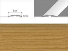 Effector Prechodové lišty A70 - SAMOLEPIACE šírka 6 x výška 0,51 x dĺžka 100 cm - dub