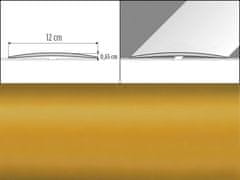 Effector Prechodové lišty A73 - SAMOLEPIACE šírka 12 x výška 0,65 x dĺžka 100 cm - zlatá