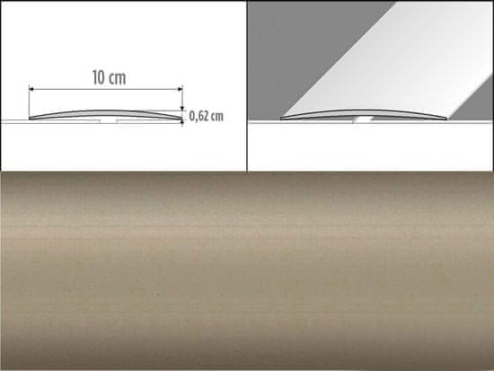Effector Prechodové lišty A72 - SAMOLEPIACE šírka 10 x výška 0,62 x dĺžka 200 cm - šampaň