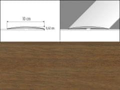 Effector Prechodové lišty A72 - SAMOLEPIACE šírka 10 x výška 0,62 x dĺžka 100 cm - orech chile