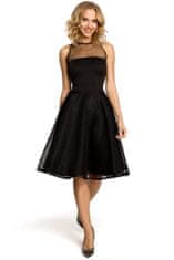 Made of Emotion Dámske spoločenské šaty Marit M148 čierna L