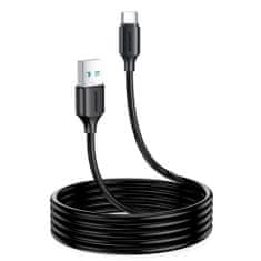 Joyroom Fast Charging kábel USB / USB-C 3A 2m, čierny